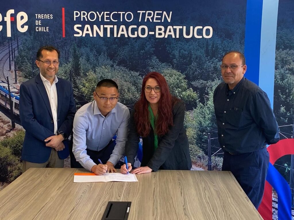 EFE Trenes firma orden para proceder al inicio de las obras ferroviarias del Tren Santiago-Batuco