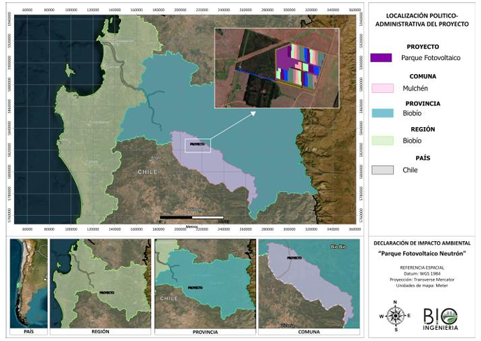 Proyecto fotovoltaico en Región del Biobío pasa a calificación ambiental
