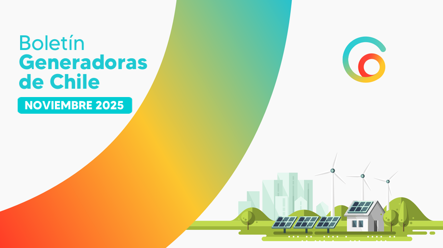 Boletín mensual Generadoras de Chile: Generación renovable alcanza un 72% del total eléctrico