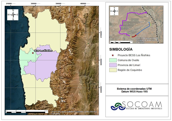 Sistema de almacenamiento BESS por más de US$60 millones en Región de Coquimbo ingresa al SEIA