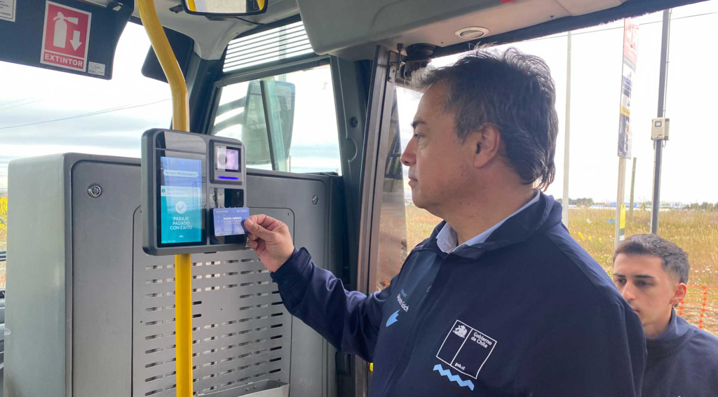 Punta Arenas se convierte en la ciudad más austral del mundo con pago electrónico en autobuses