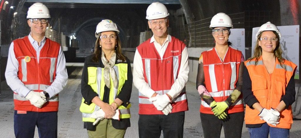 Metro de Santiago reporta nuevos avances en futura Línea 7